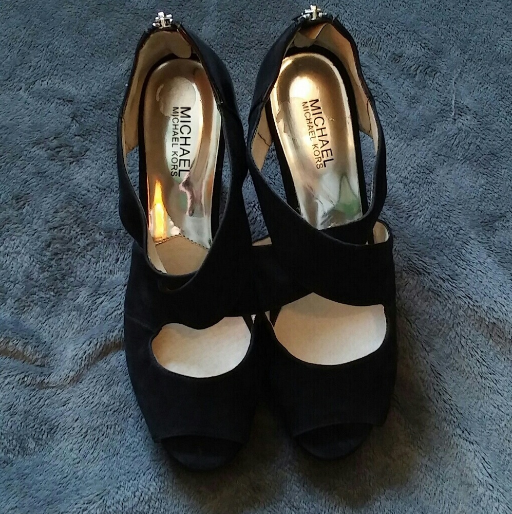 Suede Michael Kors Heels